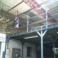 Mezzanine Floor With Slotted Angle In Kanker